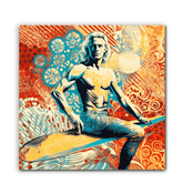 Sunkissed Surf Canvas Art Print - Beyond T-shirts